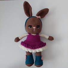 Amigurumi Doll Handmade Crochet Knitted Stuffed Animal Toy Decoration Gift JQ010