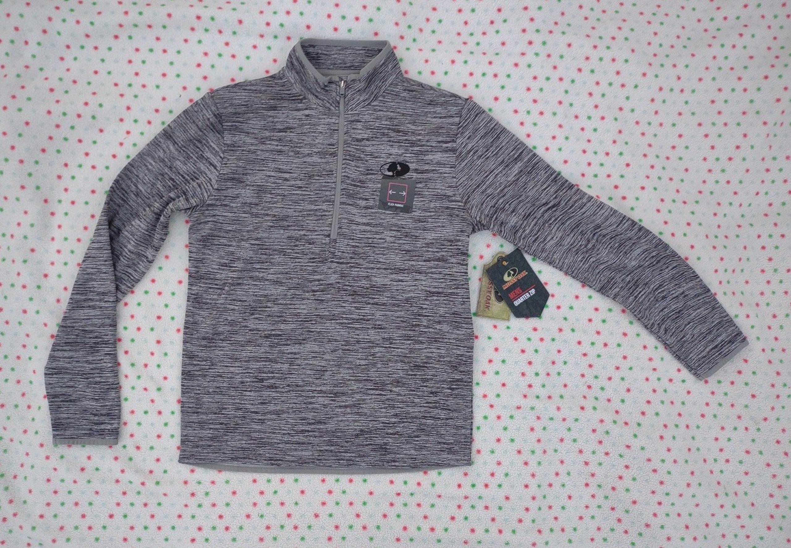Men's Size Small Quarter Zip Mossy Oak Pull Over NWT