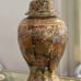 Vintage Royal Satsuma Style Moriage Giesha Woman Temple Ginger Jar