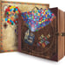 Our Adventure Book Scrapbook Photo Album, Retro Style Embossed Letter - 8.9''