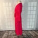 Zara bloggers favorite pink long sleeve floral jacquard true wrap maxi dress