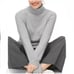 J.Crew Turtleneck sweater in Supersoft yarn in Heather Gray #BD143