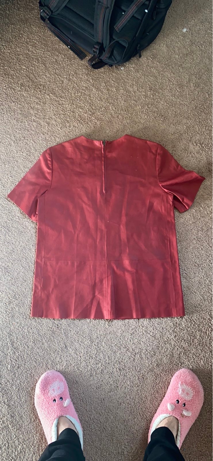 Truth and Pride Red Genuine Leather Wine