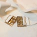 Vogue Couture Vintage 1980s Elastic Wide Chunky Bling Rhinestone Cinch Belt
