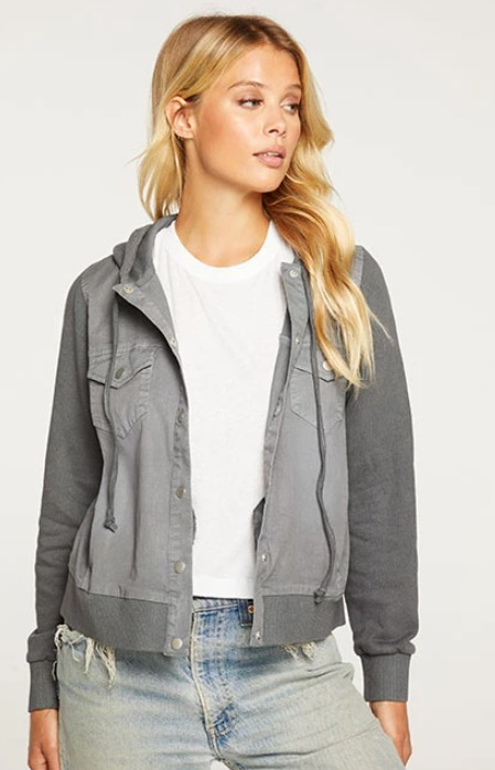 Chaser Twill Crop Trucker Jacket