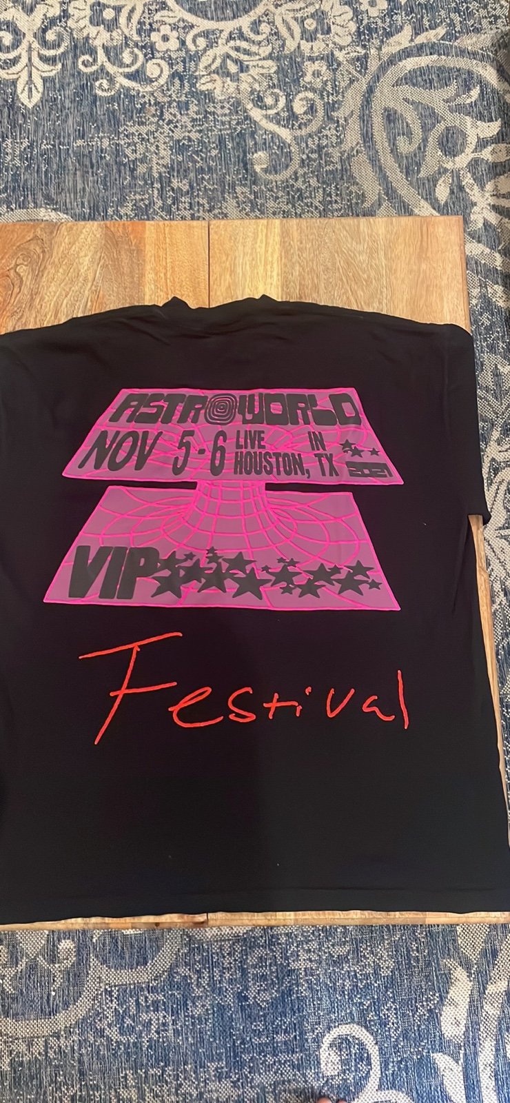 Limited Edition Astroworld VIP Festival T-Shirt for Men