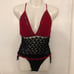 Handmade crochet top and matching bikini bottoms