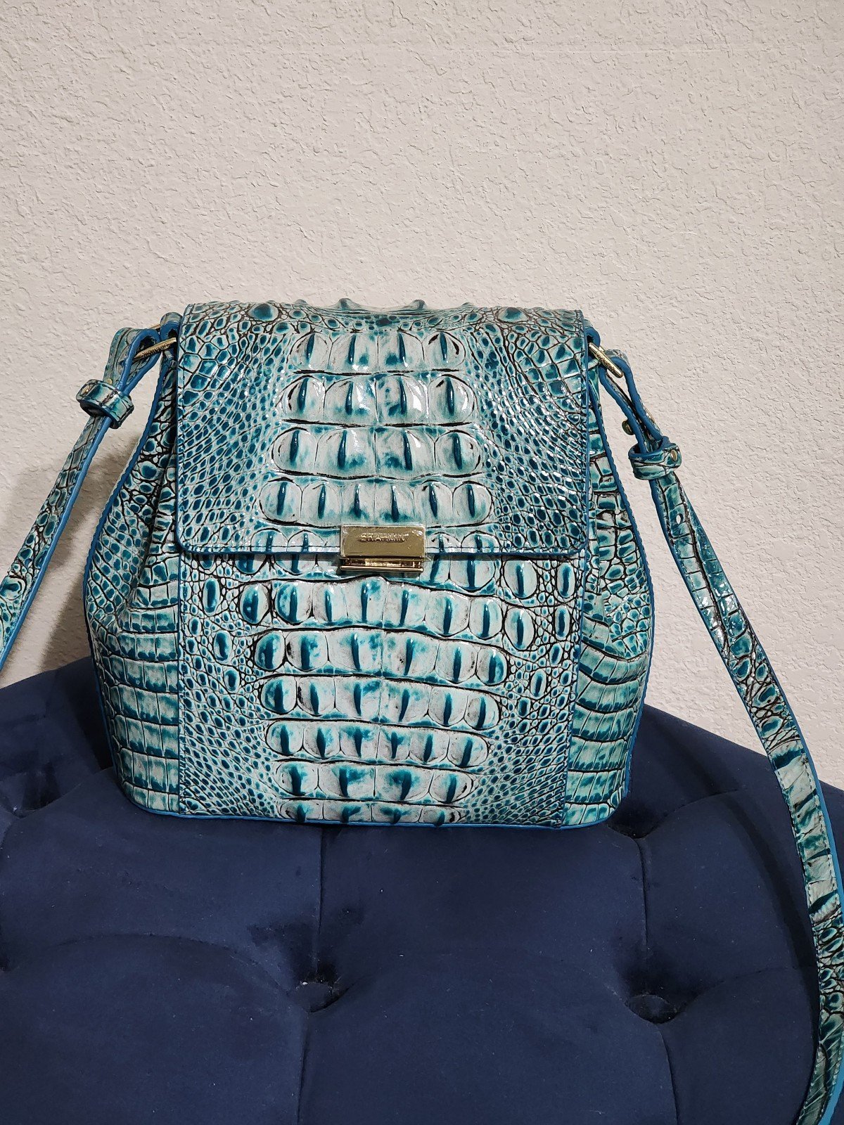 Brahmin Mineral Blue Margo
