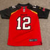 Tampa Bay Buccaneers Jersey Brady #12 Youth Medium (10/12)