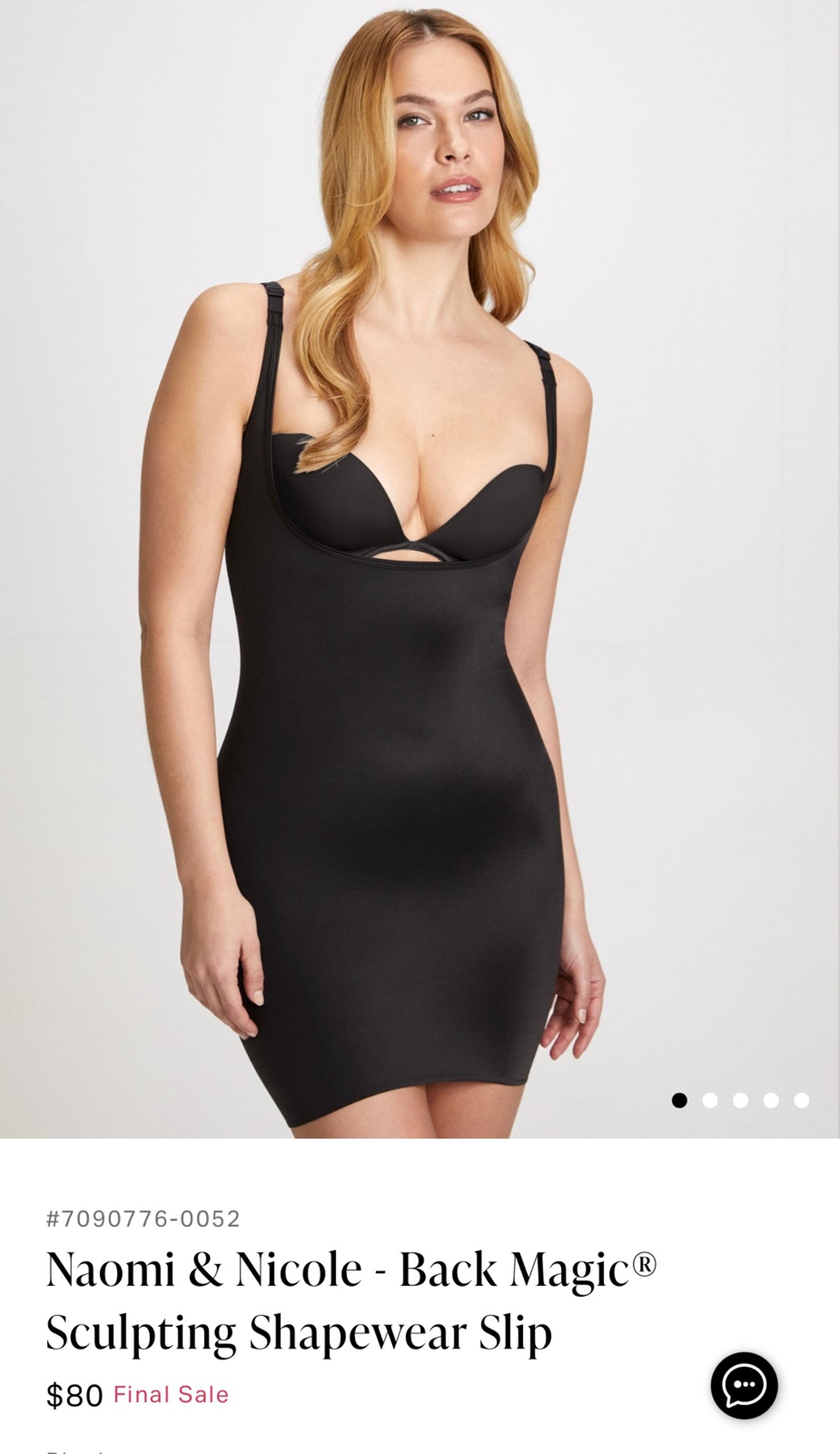 Black Shapewear Slip Dress
