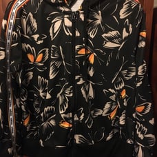 Adidas Butterfly Zippered Hoodie Sz XL