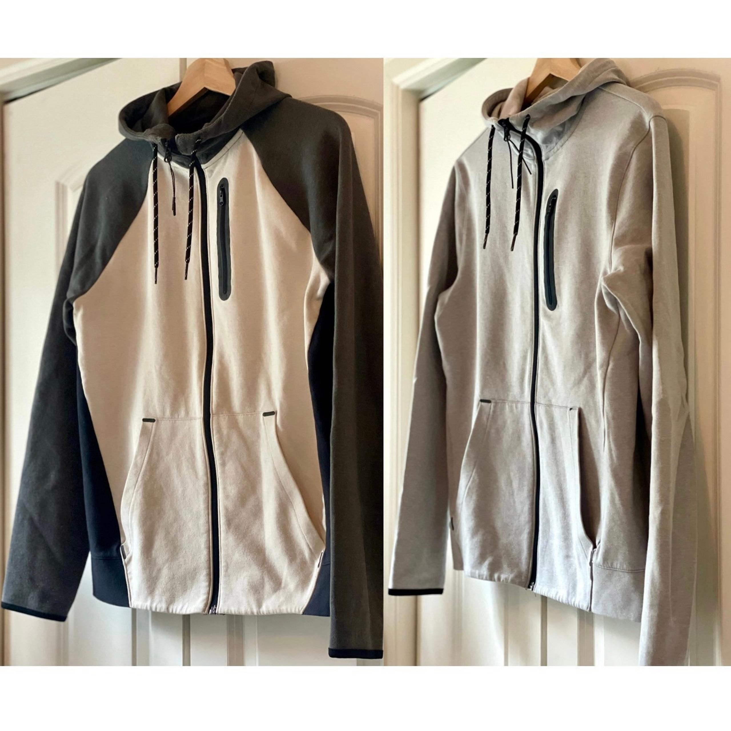 Old Navy Active Dynamic Fleece Full Zip hoodies Mens Size Small - two hoodies!!!