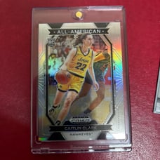 -All AMERICAN- Caitlin Clark - Silver Prizm - #23 - Draft Picks 2024 -