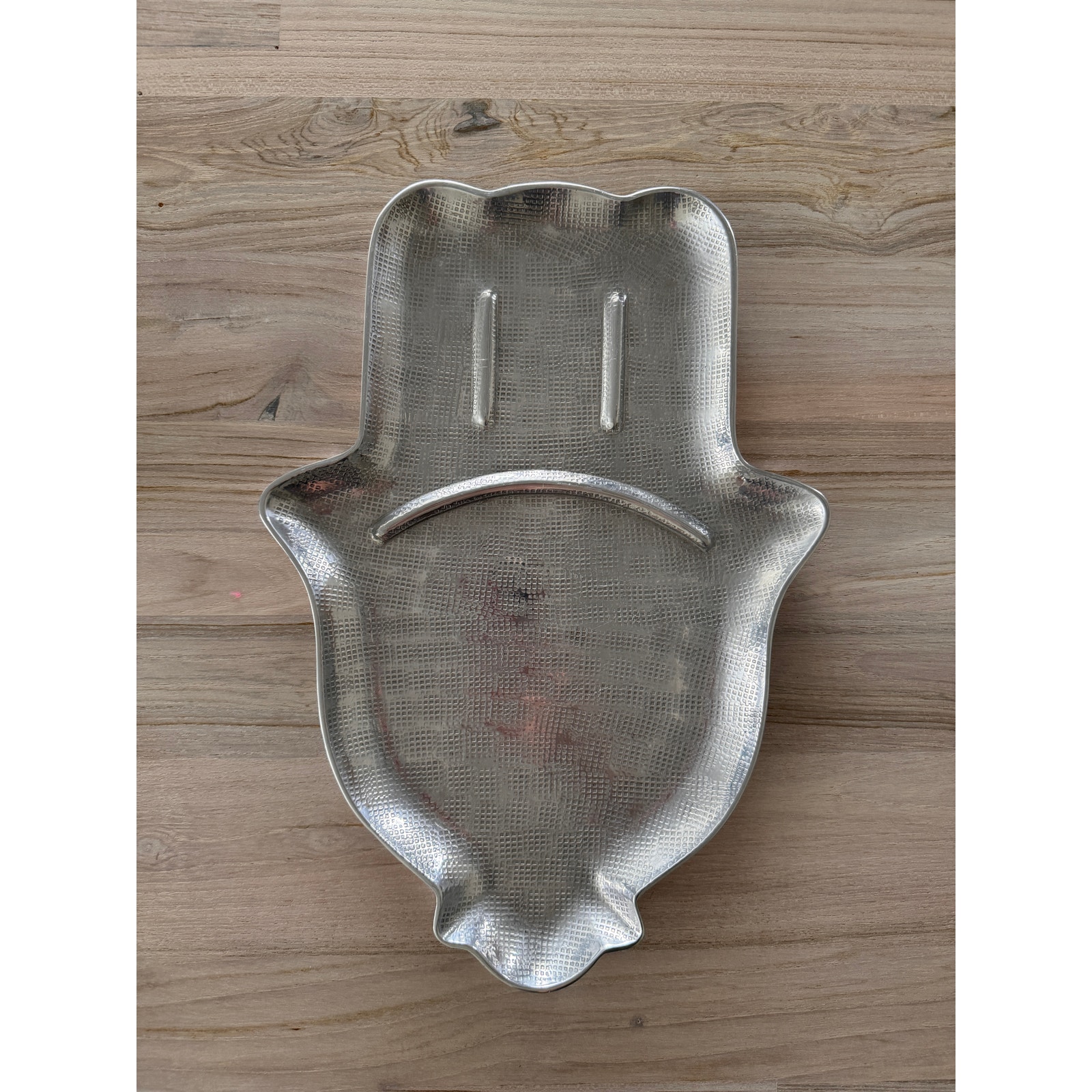 Paola NavOne Hamsa Hand Silver Como Aluminum Kitchen Dining Tray