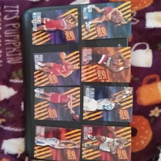 Variety of basketball cards