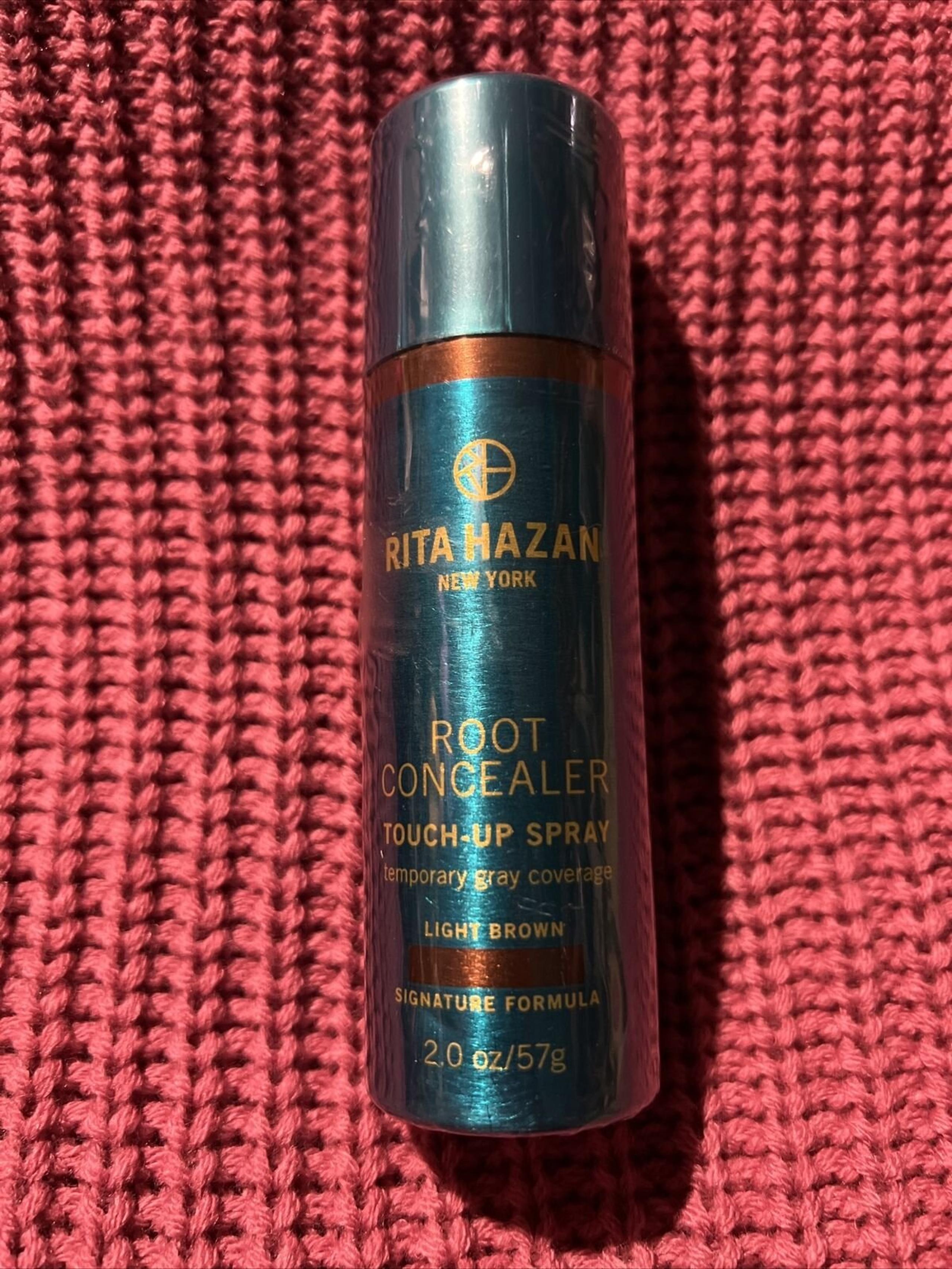 BNFS Rita Hazan Root Concealer Touch-Up Spray 2oz LIGHT BROWN 100% AUTHENTIC