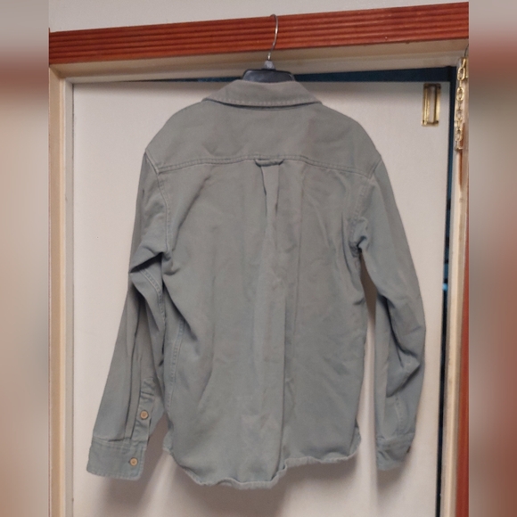 Buffalo Jackson Trading Co. Blue Gray Button-Up Shirt