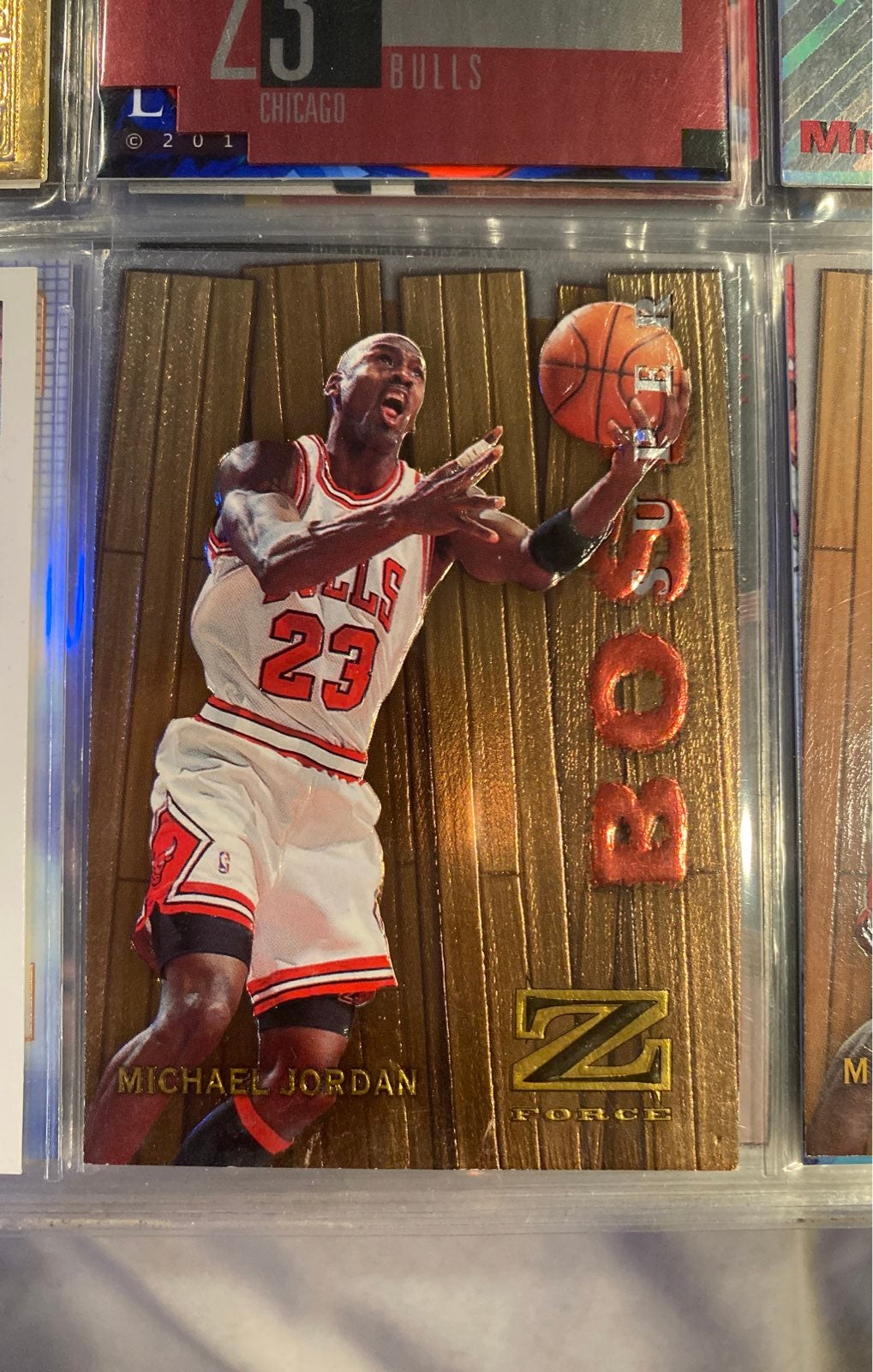 Michael Jordan 1997-98 Skybox Super Boss