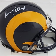 HENRY ELLARD SIGNED LOS ANGLES RAMS MINI HELMET BECKET JSA COA #WIT467445