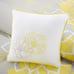 Madison Park Lola 7 Pieces California King Comforter Set Yellow Gray NEW