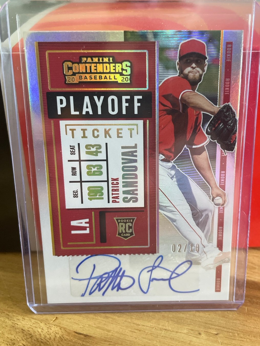 2020 Patrick Sandoval Contenders SP auto 02/18