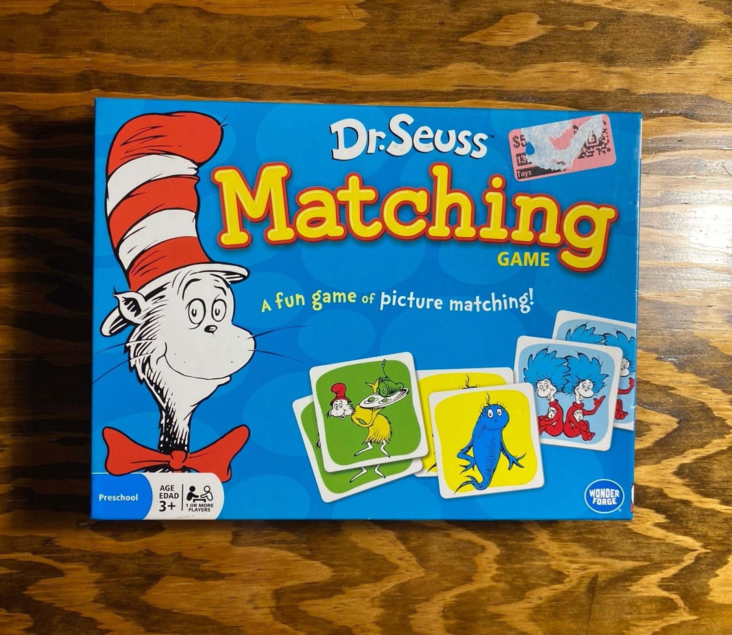 Dr. Seuss Matching Game