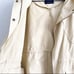Khaki Full Zip Cinch Waist Utility Coat