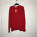 Joe Fresh NWT V-Neck Pullover Red Cotton Classic Sweater 2XL