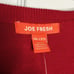 Joe Fresh NWT V-Neck Pullover Red Cotton Classic Sweater 2XL
