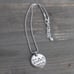 Brighton Sister Pendant Necklace Engraved Reversible Silver Plated Retired 18