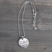 Brighton Sister Pendant Necklace Engraved Reversible Silver Plated Retired 18
