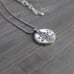 Brighton Sister Pendant Necklace Engraved Reversible Silver Plated Retired 18
