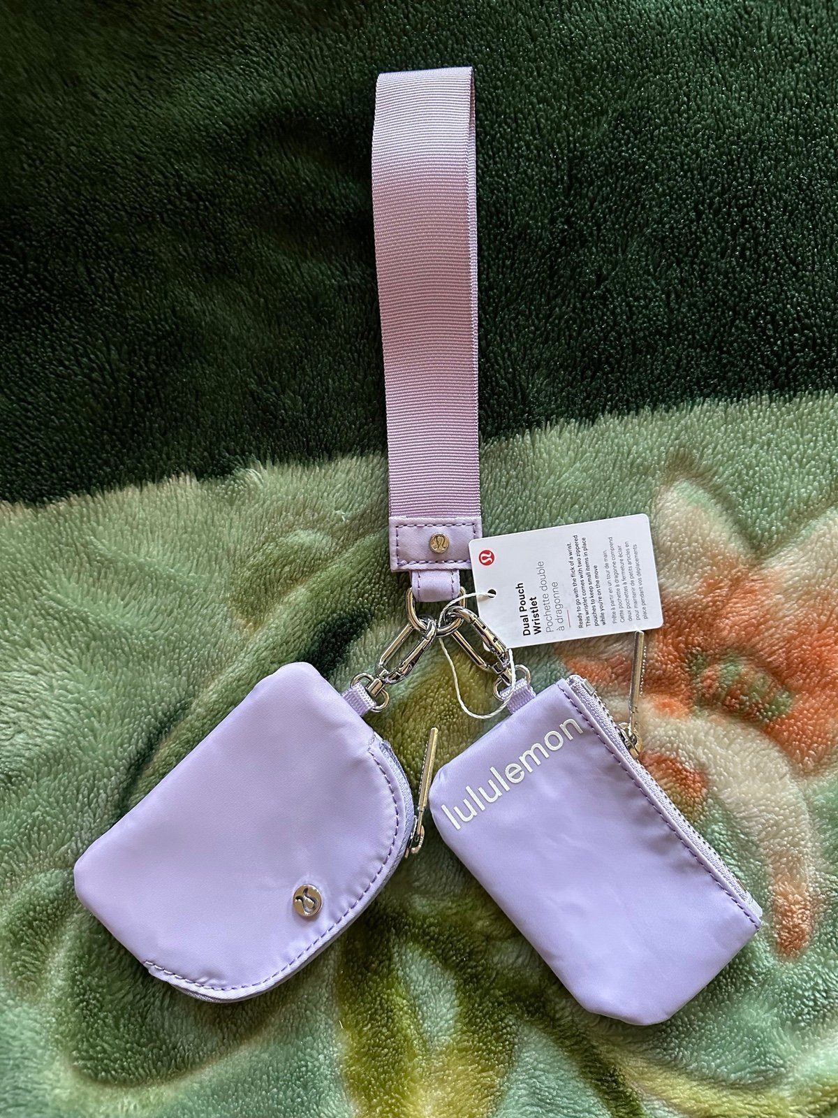 Brand new lululemon wallet keychain pouch wristlet