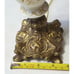 2 VTG Bisque Cherub Boudoir Table Lamps Metal Base MCM Bedside Light Cupid 12