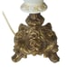 2 VTG Bisque Cherub Boudoir Table Lamps Metal Base MCM Bedside Light Cupid 12