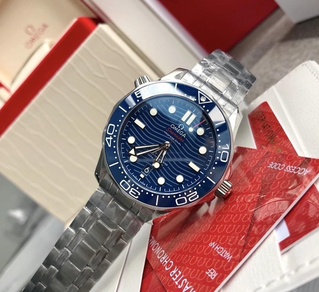 Seamaster Professional Date Navy Dial Automatic Watch