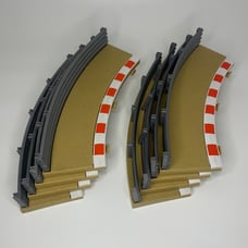 Scalextric Hornby 1/32 Scale Slot Car Curve Track Tan Outer Borders L8995 Lot 8