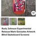 Vintage NOS Rare Blind Rudy Johnson Screened Skateboard Jason Lee