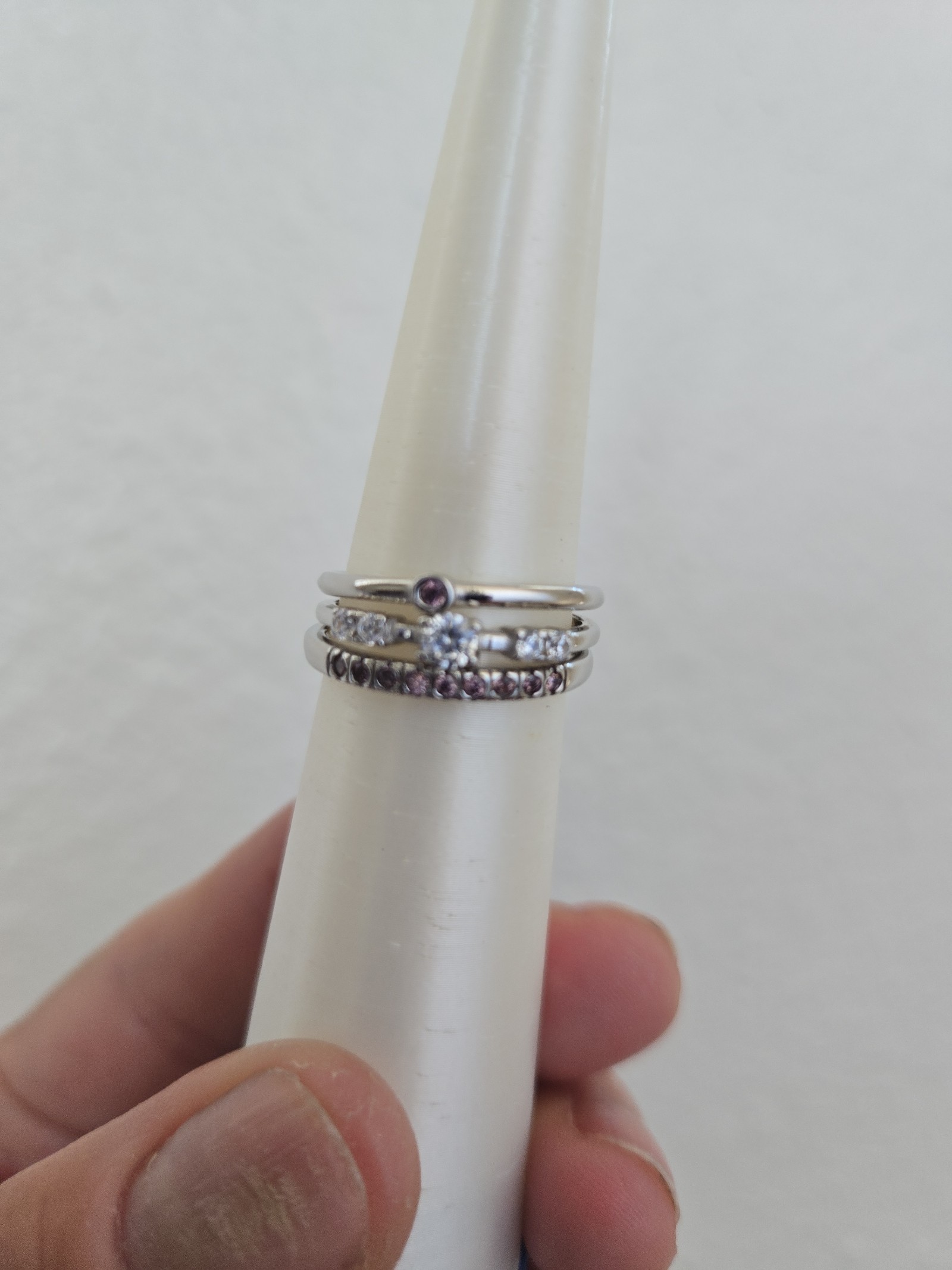 Ryze Party Stackerz First Class Ring. Size 8.