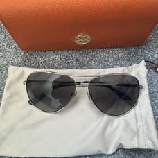 Tory Burch Sunglasses TY6053 Dark Black lenses silver Frame