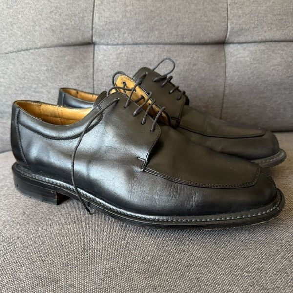 Van Bommel Men’s Black Leather Dress Shoes Size 9.5 Made in Netherlands