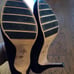 GORGEOUS Excellent Condition Cole Haan Nike Air 8.5B Black Suede Ankle Heels