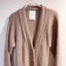 herlipto Belted Wool-blend Long Cardigan