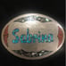 Custom name Sabrina turquoise belt buckle