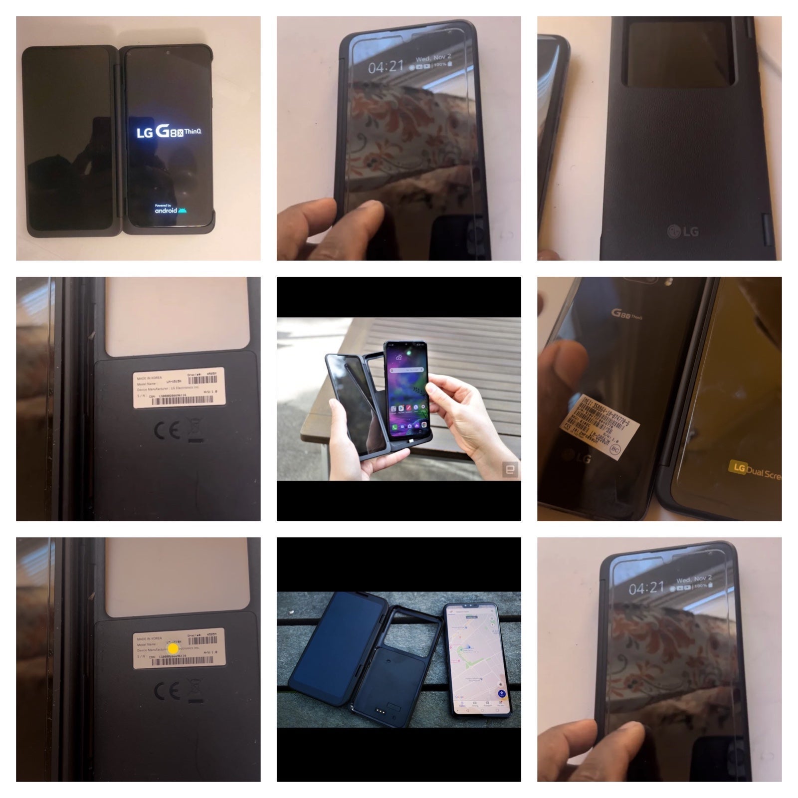 LG g8x Thinq Dual Screen case