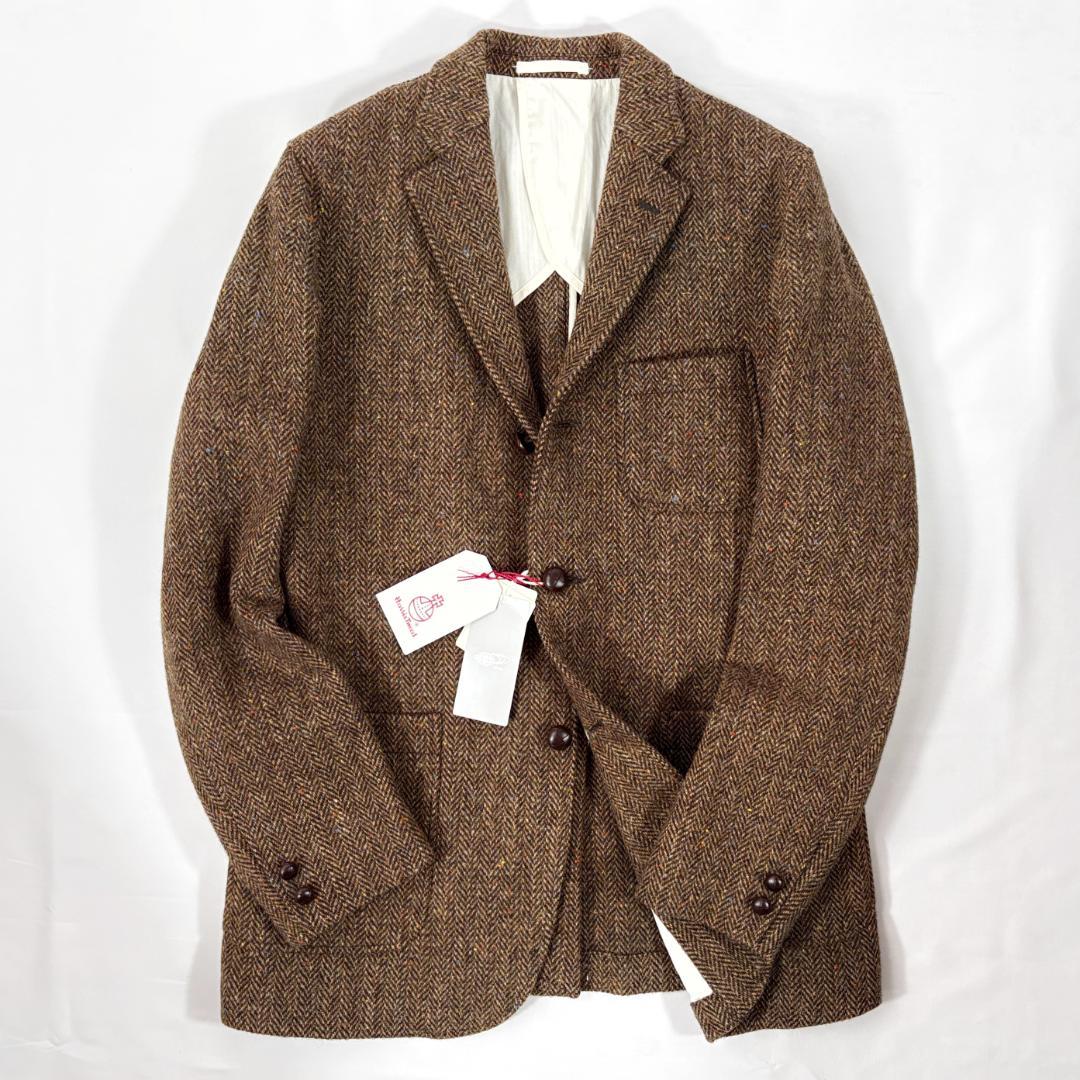Unused, with tags Beams Plus Harris Tweed Tailored Jacket L