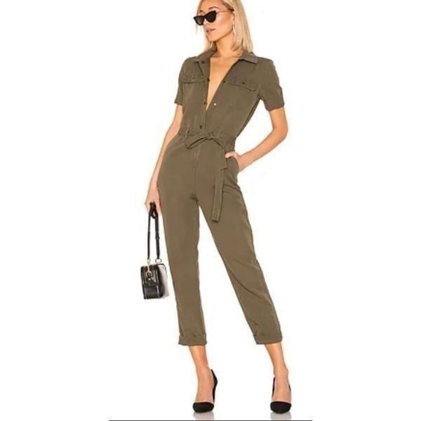 Frame Jumpsuit Army Green Women’s Size Small
