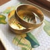 Vintage 2pc set Monet signed gold tone bracelets