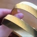 Vintage 2pc set Monet signed gold tone bracelets