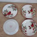 North Pole Trading Co. Holly Berry 4pc Stoneware Salad Plates (P2)